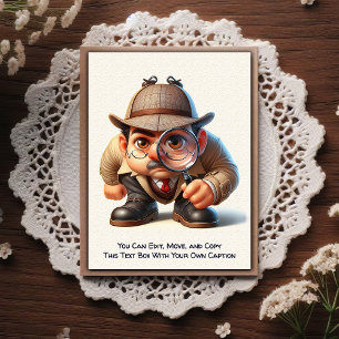 Carte postale humoristique personnalisable pour to