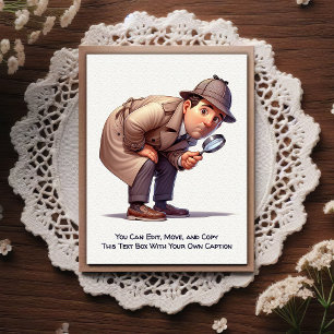Carte postale humoristique personnalisable pour to