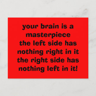 Carte postale humour