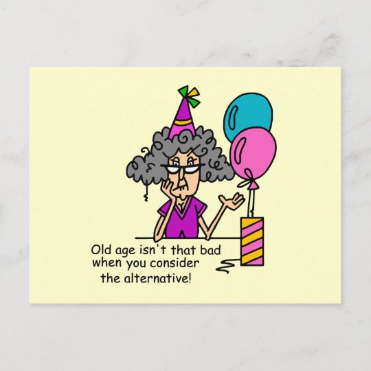 Carte Postale Humour Alternatif D Anniversaire Zazzle Fr