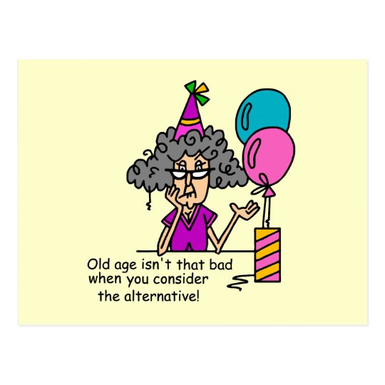 Carte Postale Humour Alternatif D Anniversaire Zazzle Fr