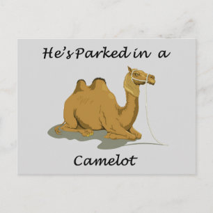 Carte Postale Humour Camel Camelot