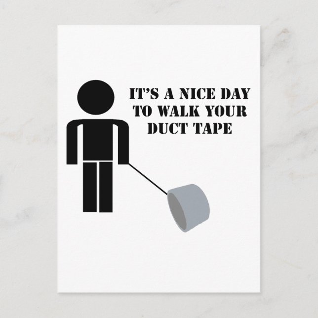 Carte Postale Humour de bande de goutte Marchez votre bande de g (Devant)