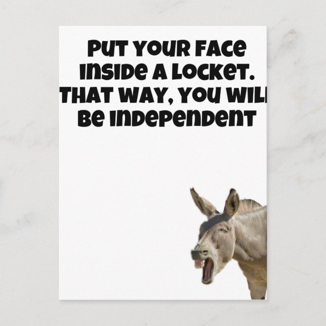 Carte Postale Humour de bijoux (Devant)