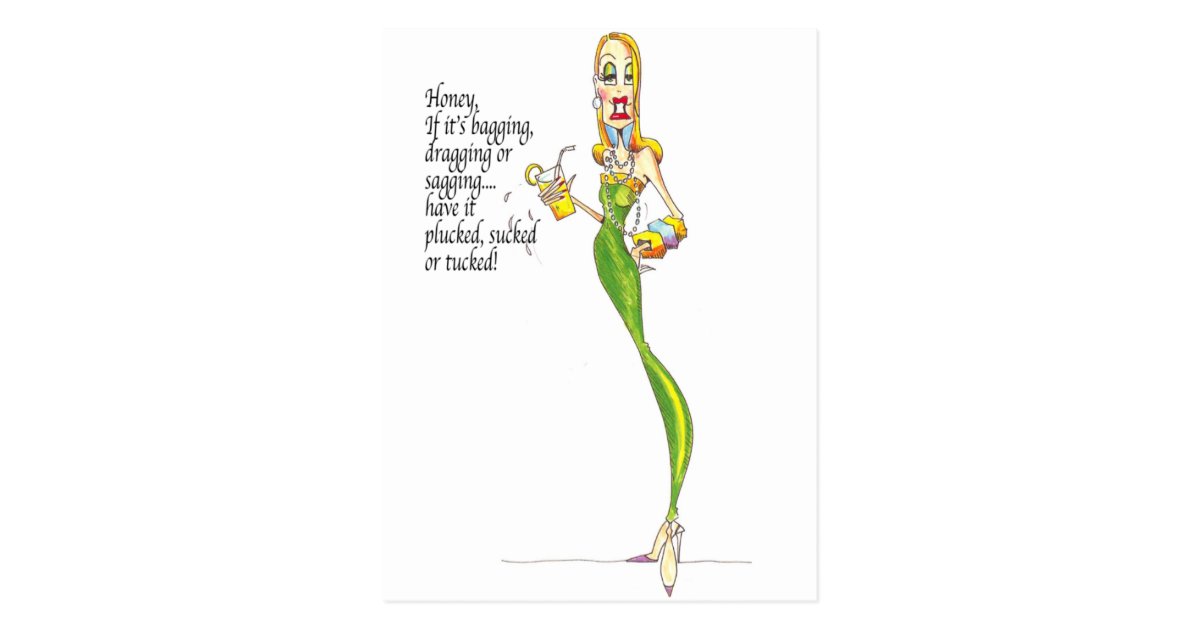 Carte Postale Humour De Filles De Vanite Zazzle Fr