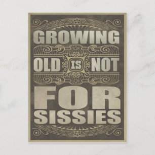 Carte Postale Humour de la vieillesse