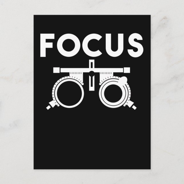 Carte Postale Humour de médecins oculistes opticiens drôles (Devant)