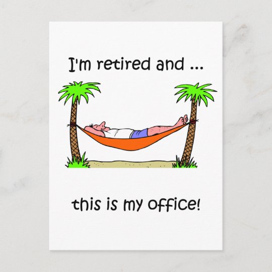 Carte Postale Humour De Retraite Amusant Zazzle Fr