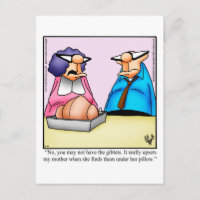 Carte postale Humour de Thanksgiving "Spectickles"