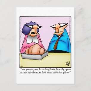 Carte postale Humour de Thanksgiving "Spectickles"