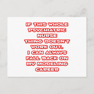 Carte Postale Humour d'infirmière psychiatrique ... Modélisation