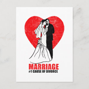 Carte Postale Humour matrimonial