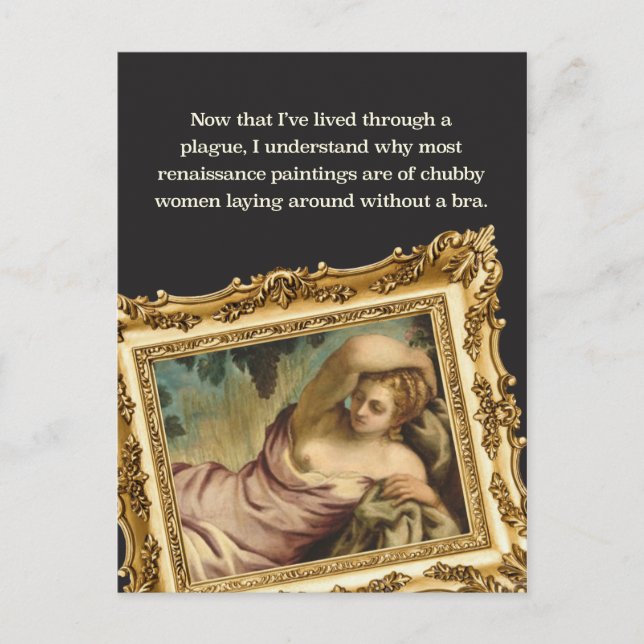 Carte Postale Humour pandémique : Chubby Femmes Sans Bras (Devant)