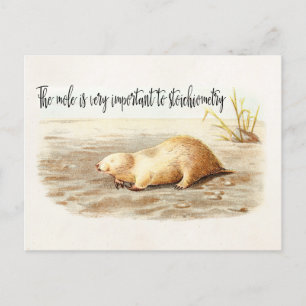 Carte Postale Humour scientifique de la citation de la stéométri