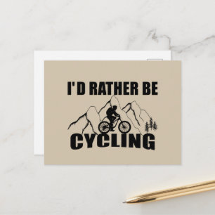 Carte Postale Humour VTT - Cyclisme Drôle