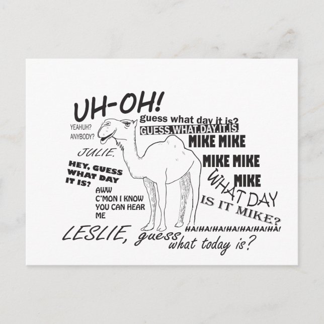 Carte postale HUMPDAY (Devant)