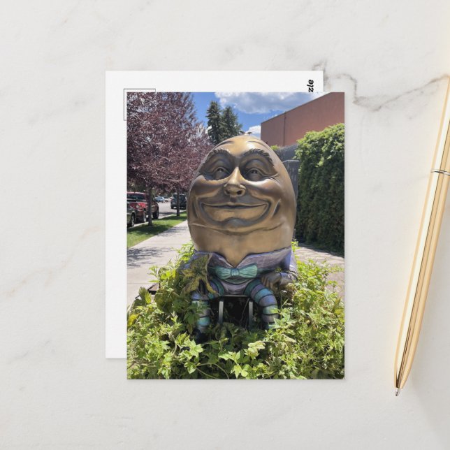 Carte postale Humpty Dumpty Fairytale (Devant/Arrière en situation)