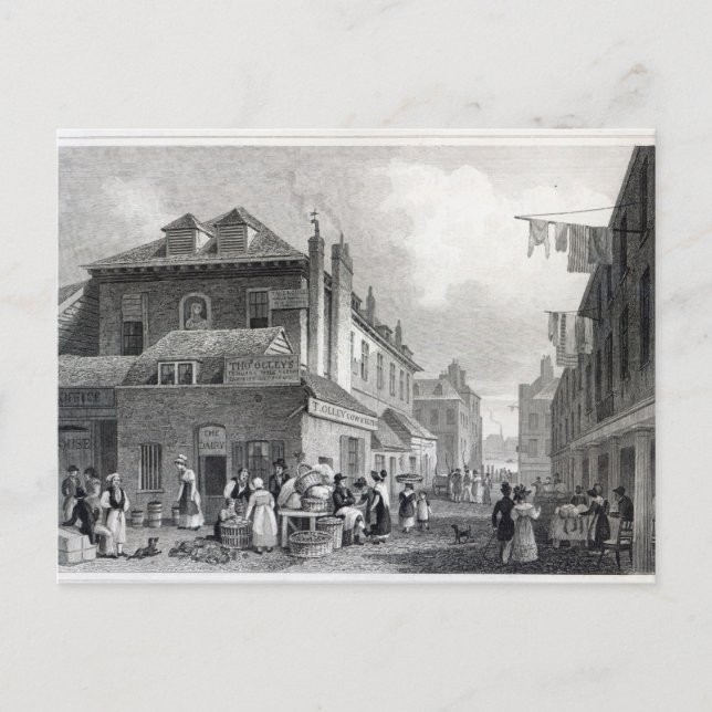 Carte Postale Hungerford Market, Strand, gravé Thomas (Devant)