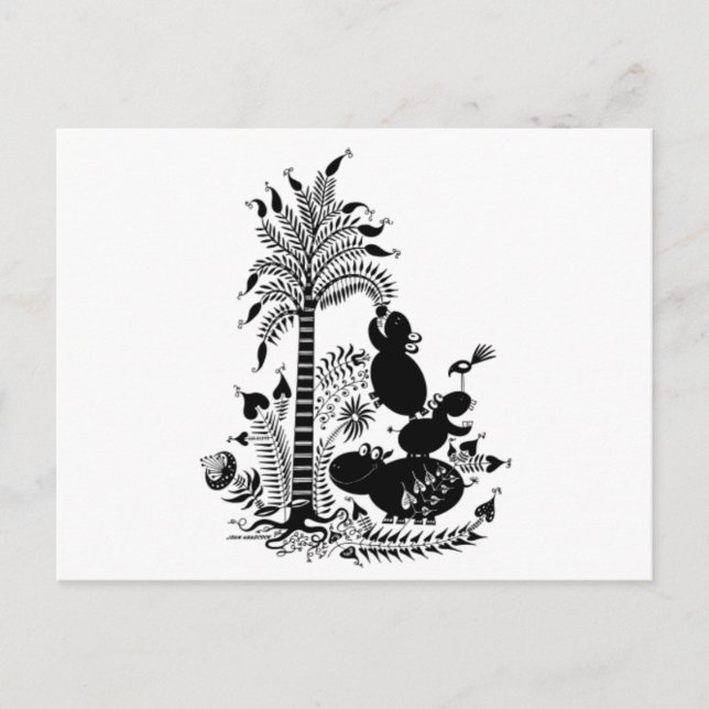 Carte Postale Hungry Hippos (Devant)