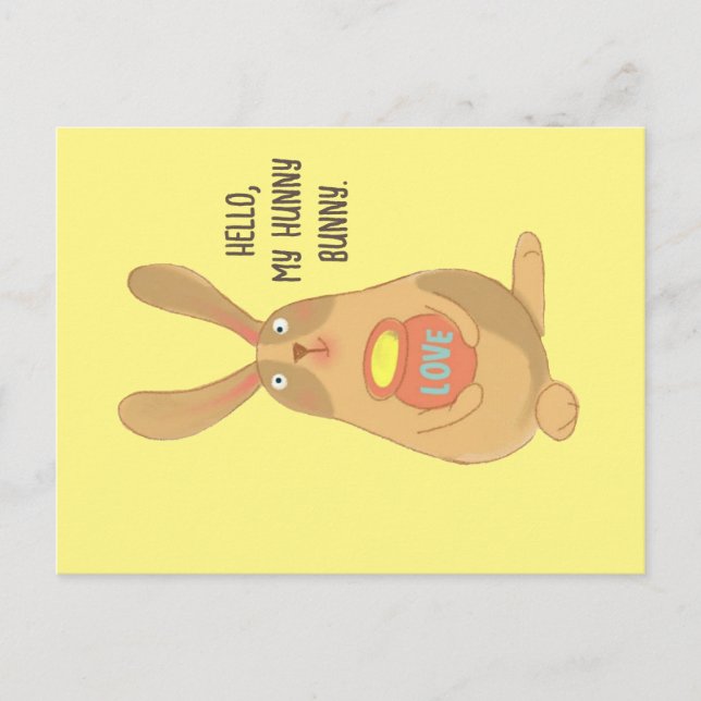 Carte Postale Hunny Bunny (Devant)
