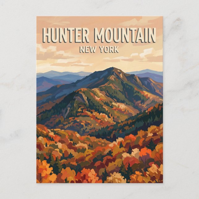 Carte Postale Hunter Mountain New York (Devant)