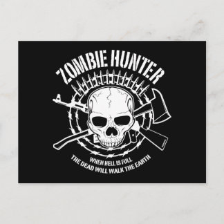 Carte postale Hunter Zombie