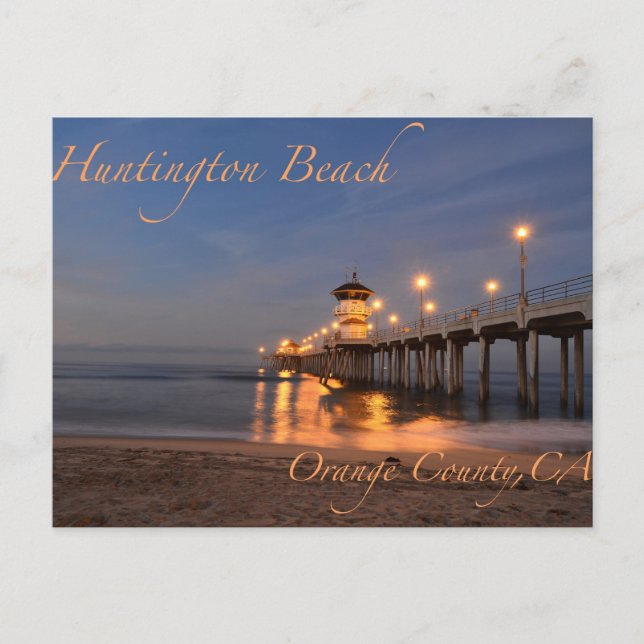 Carte Postale Huntington Beach Californie (Devant)