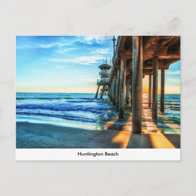 Carte postale Huntington Beach Pier (Devant)
