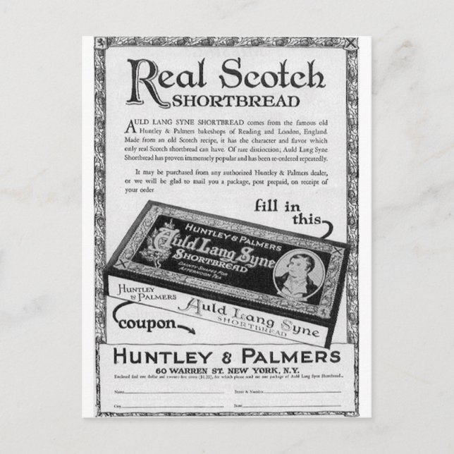 Carte Postale Huntly et Palmers auld lang syne sabre (Devant)