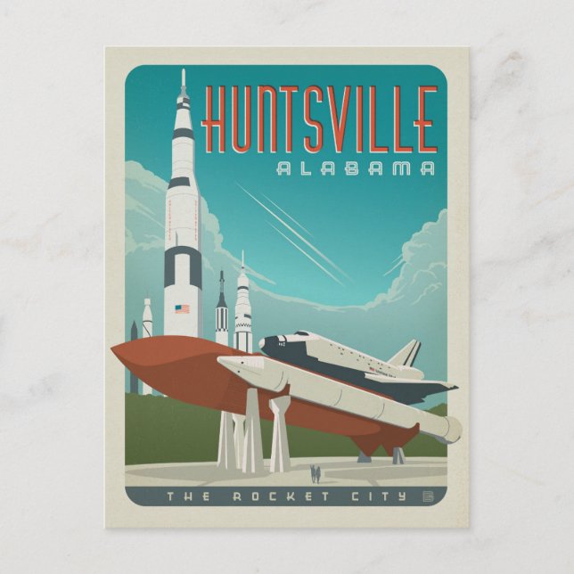Carte Postale Huntsville, AL (Devant)