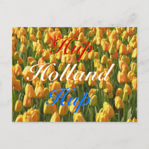 Carte Postale Hup Holland Hup Rouge Blanc Bleu Orange Tulipes