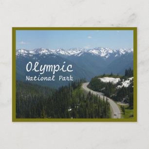 Carte Postale Hurricane Ridge (N.P. olympique) avec texte