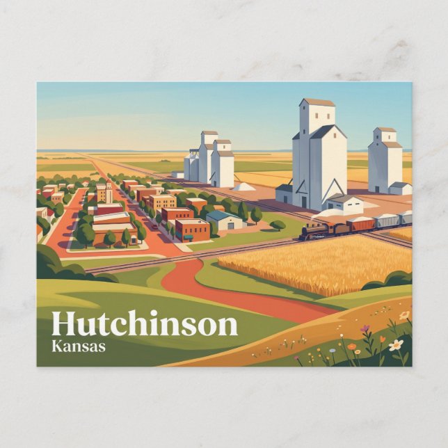 Carte Postale Hutchinson Kansas (Devant)