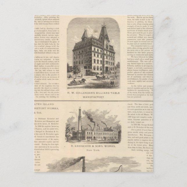 Carte Postale HW Collender B Kreischer et Son (Devant)