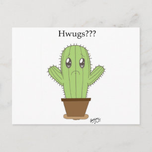 Carte Postale "Hwugs ? ? ?" Cactus