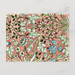 Carte Postale Hyacinth, un motif William Morris