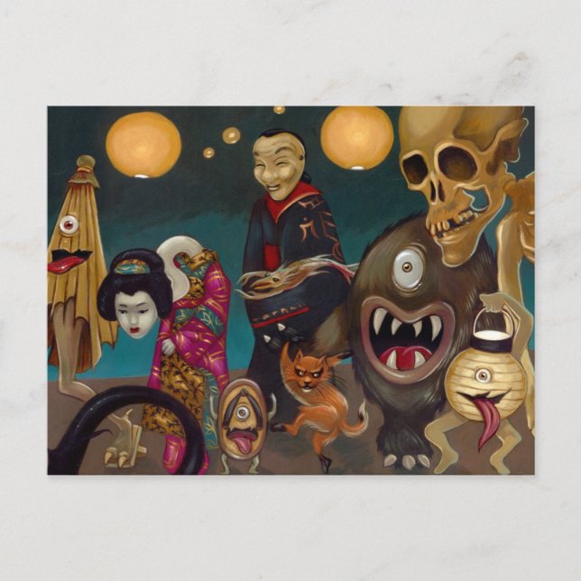 Carte postale "Hyakki Yakō" Partie 2 (Devant)