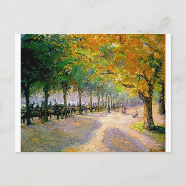 Carte Postale Hyde Park, Londres par Camille Pissarro (Devant)