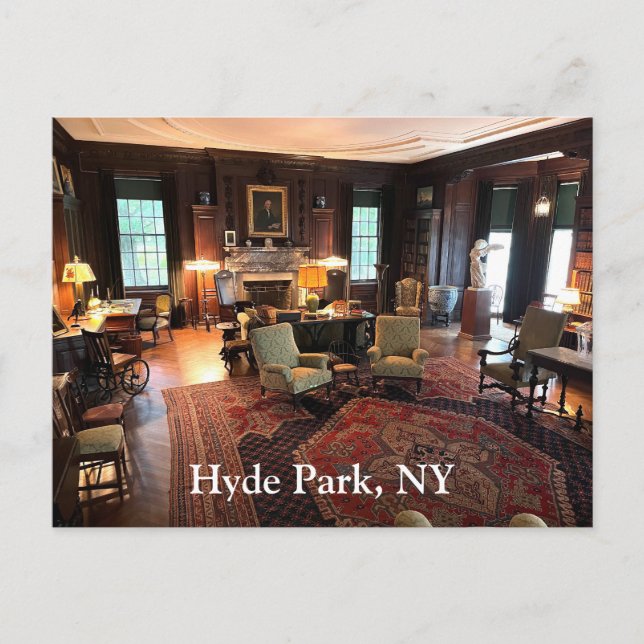 Carte Postale Hyde Park New York (Devant)