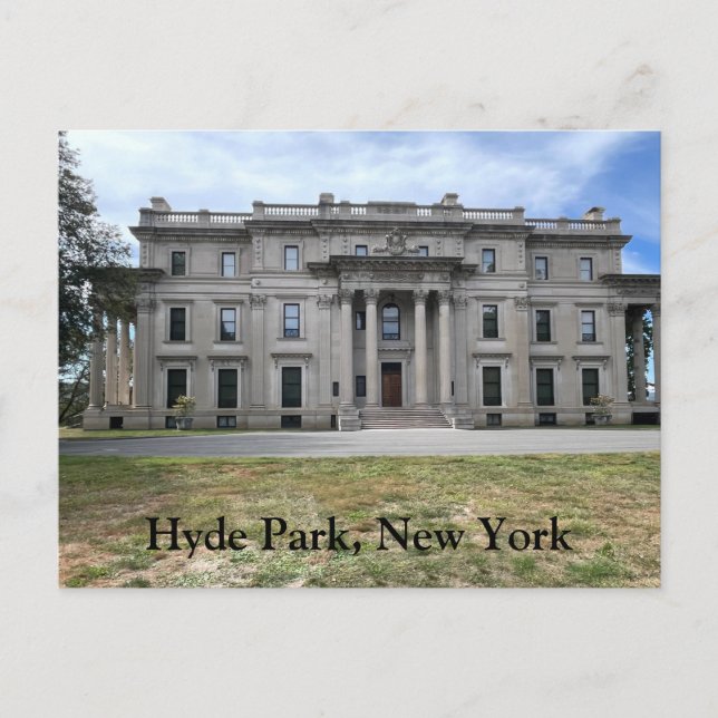 Carte Postale Hyde Park New York (Devant)
