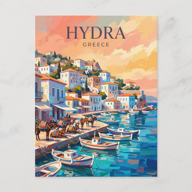 Carte Postale Hydra, Grèce (Devant)