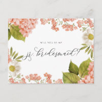 Hydrangée Rustique Peach Jr. Bridesmaid