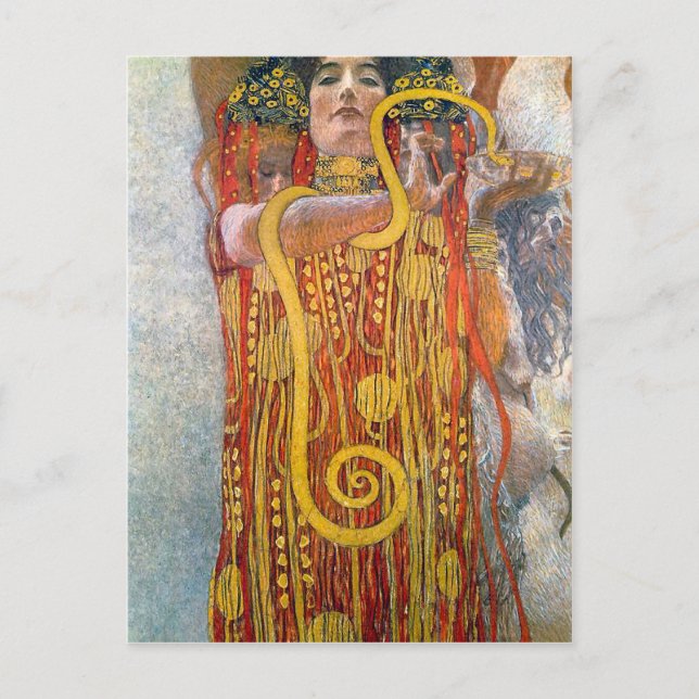 Carte Postale Hygeia par Gustav Klimt (Devant)