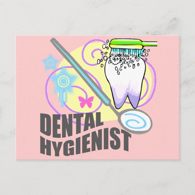 Carte Postale Hygiéniste dentaire (Devant)