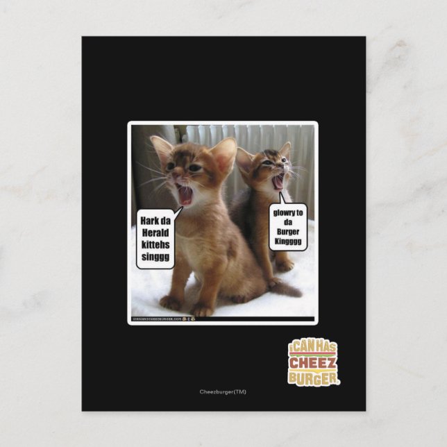 Carte Postale Hymnes de louange de Kitteh (Devant)