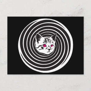 Carte Postale Hypno-Cat