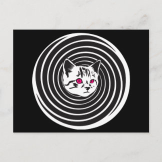Carte Postale Hypno-Cat