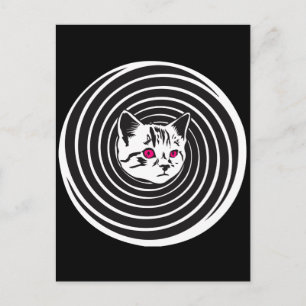Carte Postale Hypno-Cat