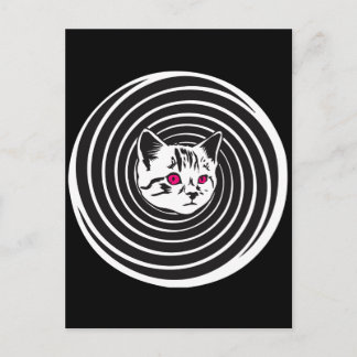 Carte Postale Hypno-Cat