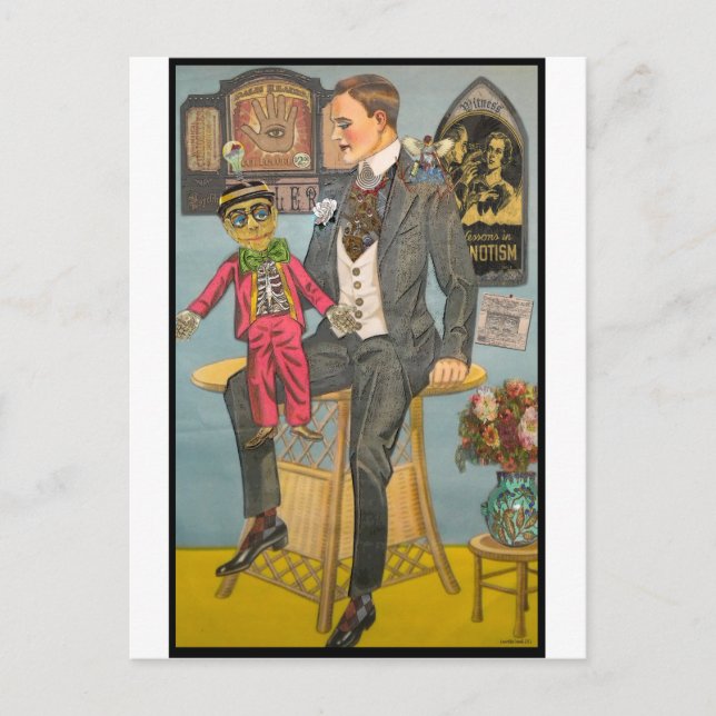Carte Postale Hypnotisé par le maître de marionnette (Devant)